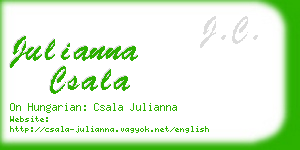 julianna csala business card